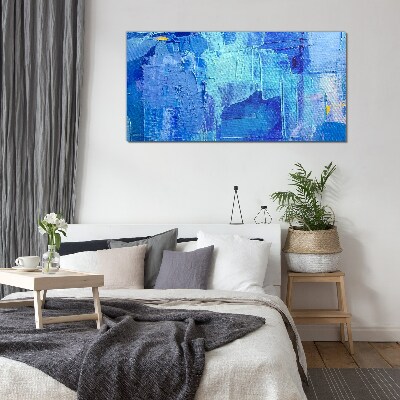 Glas foto De lucht is in tinten blauw