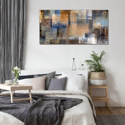 Foto op glas Abstracte kleurencompositie