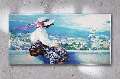 Schilderij op glas Dromen van een zomermorgen