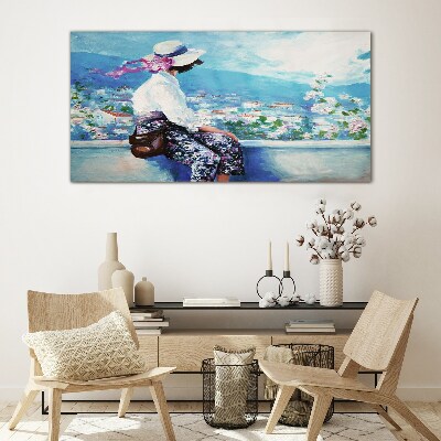 Schilderij op glas Dromen van een zomermorgen