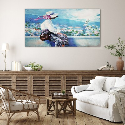 Schilderij op glas Dromen van een zomermorgen