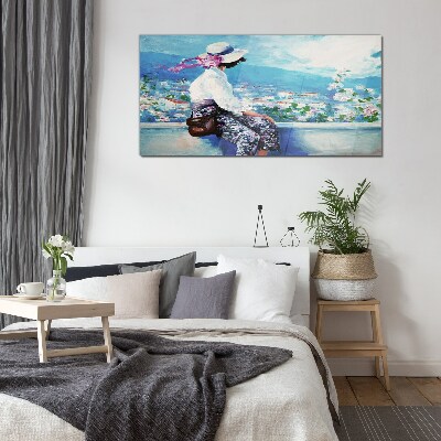 Schilderij op glas Dromen van een zomermorgen