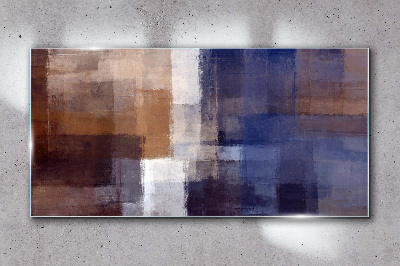 Schilderij op glas Abstracte kleurencompositie