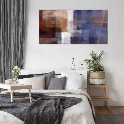 Schilderij op glas Abstracte kleurencompositie
