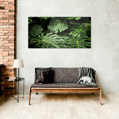 Glas foto Groene jungle