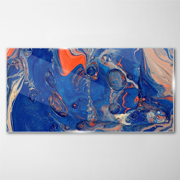 Schilderij op glas Kosmische zeegolf