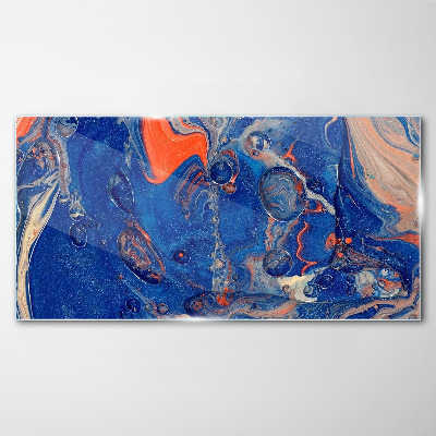 Schilderij op glas Kosmische zeegolf