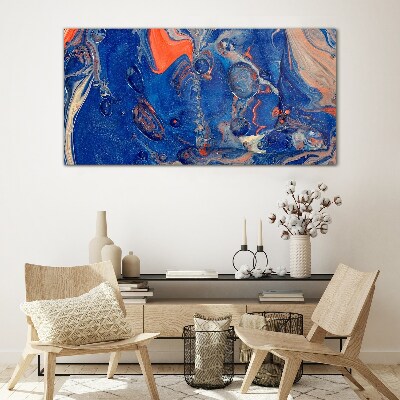 Schilderij op glas Kosmische zeegolf