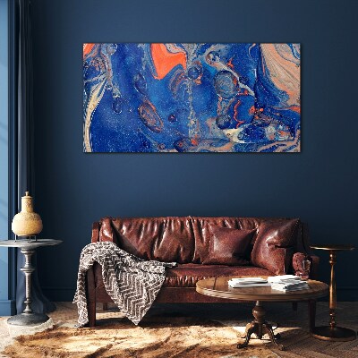 Schilderij op glas Kosmische zeegolf