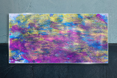 Glas foto Reflecties in kleur