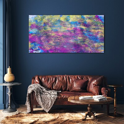 Glas foto Reflecties in kleur