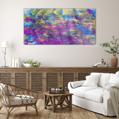 Glas foto Reflecties in kleur