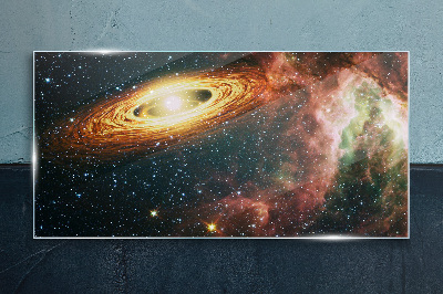 Foto op glas Kosmische galactische vortex