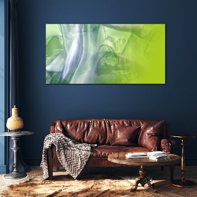 Foto op glas Transparantie en Groen