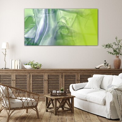 Foto op glas Transparantie en Groen