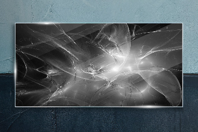 Schilderij op glas Futuristische abstracties in monochrome