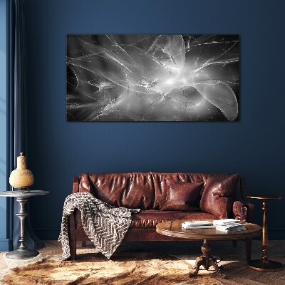 Schilderij op glas Futuristische abstracties in monochrome