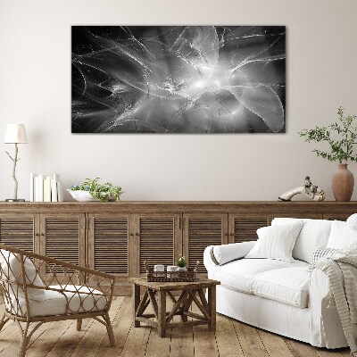 Schilderij op glas Futuristische abstracties in monochrome