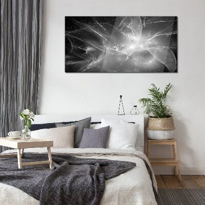 Schilderij op glas Futuristische abstracties in monochrome