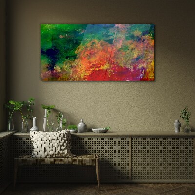 Glas foto De kleuren van emoties in beweging