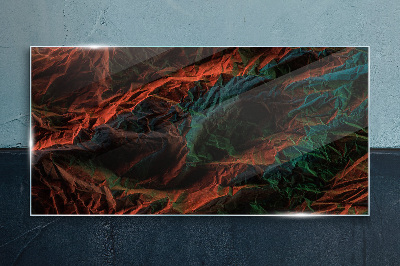 Schilderij op glas Complexe kleuren en texturen