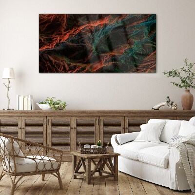 Schilderij op glas Complexe kleuren en texturen