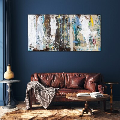 Foto op glas Abstract mozaïek van kleuren