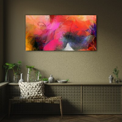 Foto op glas Kleurrijke expressie van abstractie
