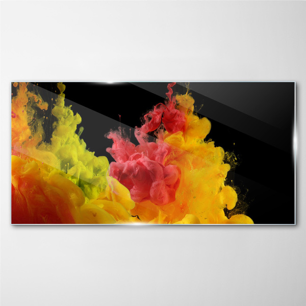 Schilderij op glas Kleuren in beweging