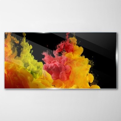 Schilderij op glas Kleuren in beweging