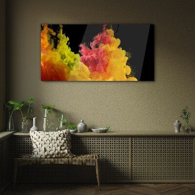 Schilderij op glas Kleuren in beweging