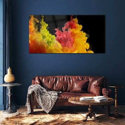 Schilderij op glas Kleuren in beweging