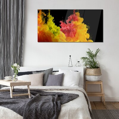 Schilderij op glas Kleuren in beweging