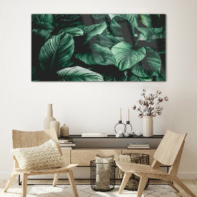 Glas foto Groene symfonie van bladeren