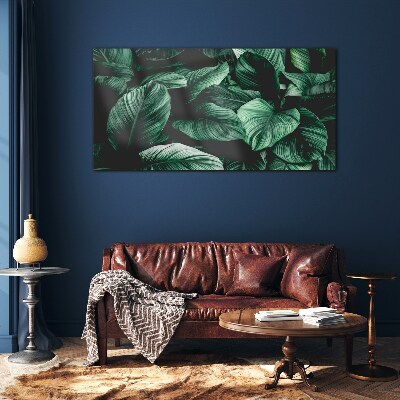 Glas foto Groene symfonie van bladeren