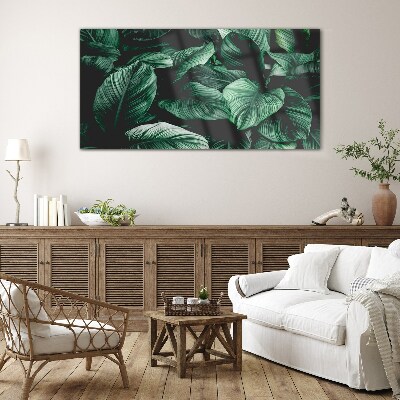 Glas foto Groene symfonie van bladeren