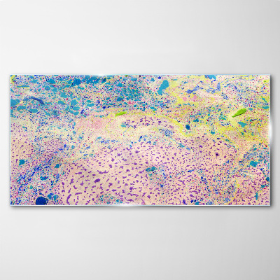 Foto op glas De kleurrijke chaos van abstractie