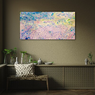 Foto op glas De kleurrijke chaos van abstractie