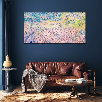 Foto op glas De kleurrijke chaos van abstractie