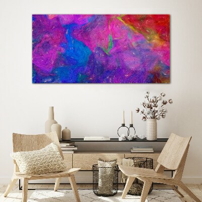 Glas foto Een kleurrijke wervelwind van emoties