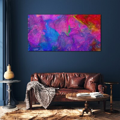 Glas foto Een kleurrijke wervelwind van emoties