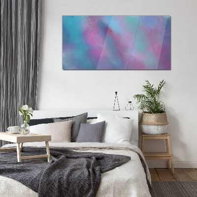 Foto op glas Pasteldromen in de wolken