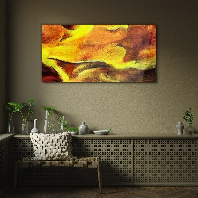 Schilderij op glas Levendige kleuren in beweging