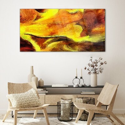 Schilderij op glas Levendige kleuren in beweging