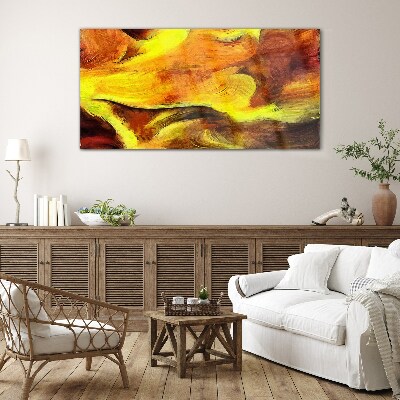 Schilderij op glas Levendige kleuren in beweging