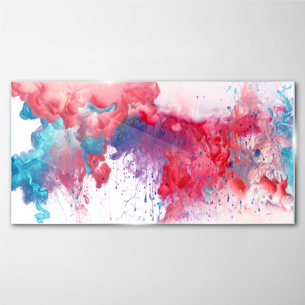 Glas foto Kleurrijke wervelingen