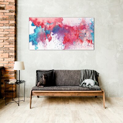 Glas foto Kleurrijke wervelingen