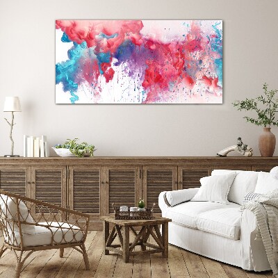 Glas foto Kleurrijke wervelingen