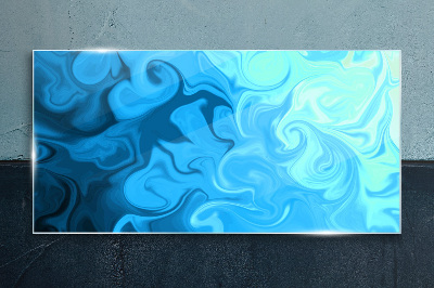 Foto op glas Oceaanwervelingen