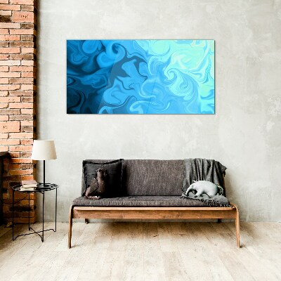 Foto op glas Oceaanwervelingen